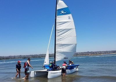 therapeutic recreation services group event sailing
